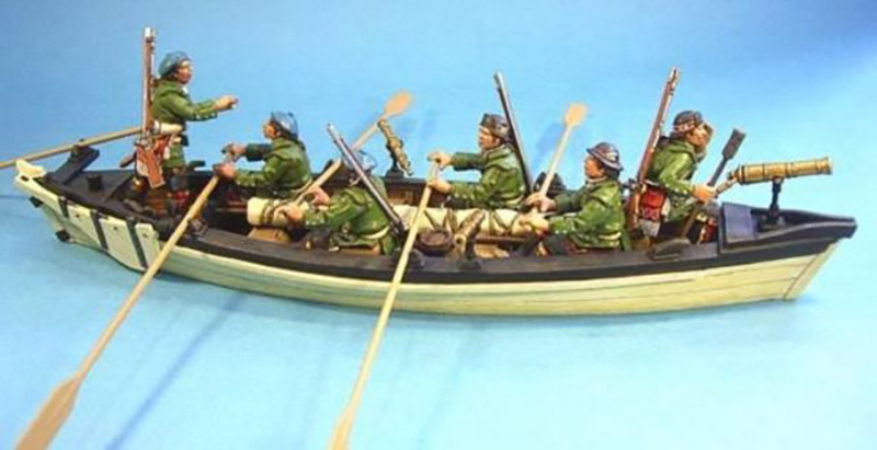 RAID ON ST FRANCIS 1759 - WHALEBOAT WITH RANGERS #WHRR-01 - 1 AVAILABLE OOP