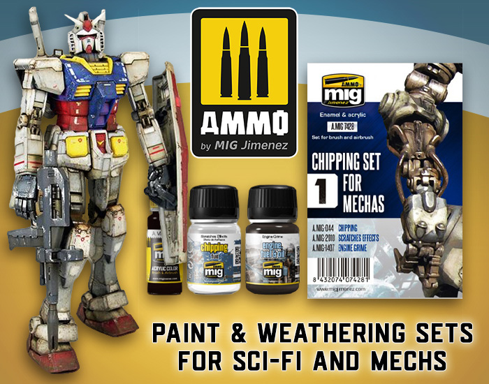 AMMO Paint and Weathering Sets For Sci-Fi and Mechs