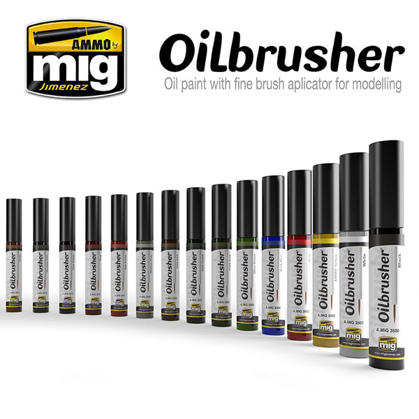 Ammo Of MIG A.MIG Oilbrusher Tones Set 