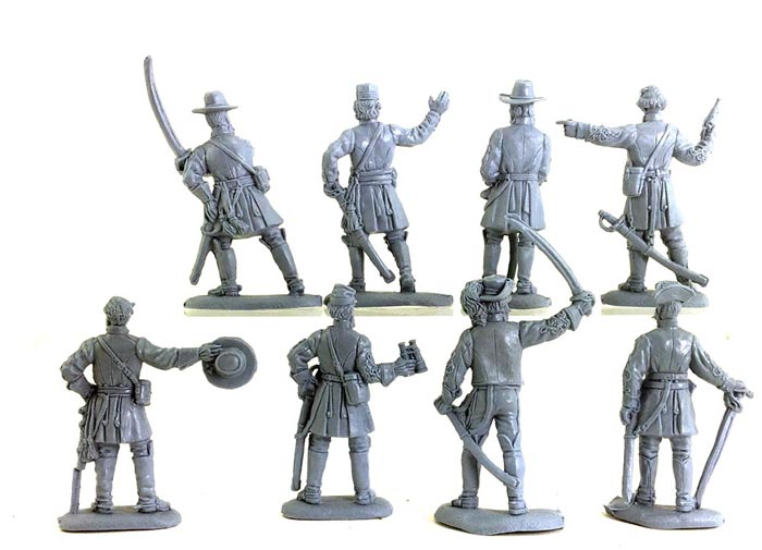 CHINTOYS CHT011 ACW/American Civil War Confederate General Staff. 