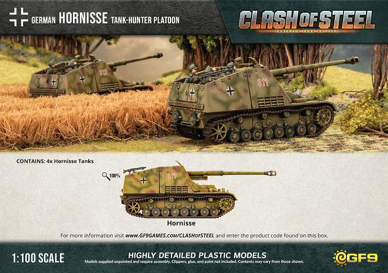 Gale Force Nine – Clash Of Steel – Plotone Cacciacarri Tedesco Jagdtiger – Kit Modellismo In Scala (2 Carri) Da Montare E Dipingere