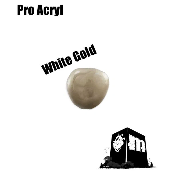 MPA-001 Bold Titanium White Pro Acryl, Monument Hobbies, 22 ml 2d6