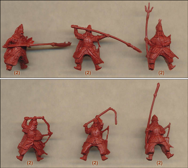 Figurine Plastique - Infanterie Lourde Coréenne 16ème-17ème Siècle - Modélisme Historique