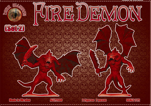 1/72 Alliance ALL72036 Fire Demon set # 2 fantasy toy soldiers 