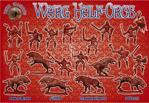 1/72 Alliance ALL72018 Warg Half-Orcs fantasy toy soldiers 
