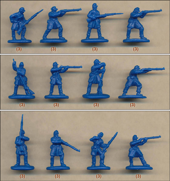Michigan Toy Soldier Company Strelets R Plastic Figures Strelets R