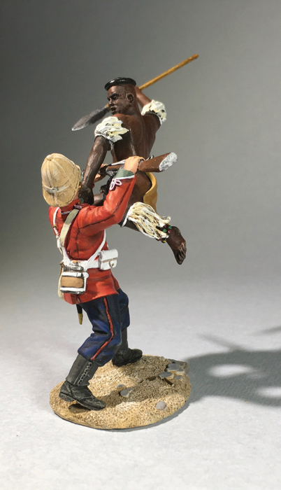 FIRST LEGION Anglo-zulu war - RETIRED / RARE - ZUL023 - Wounded zulu