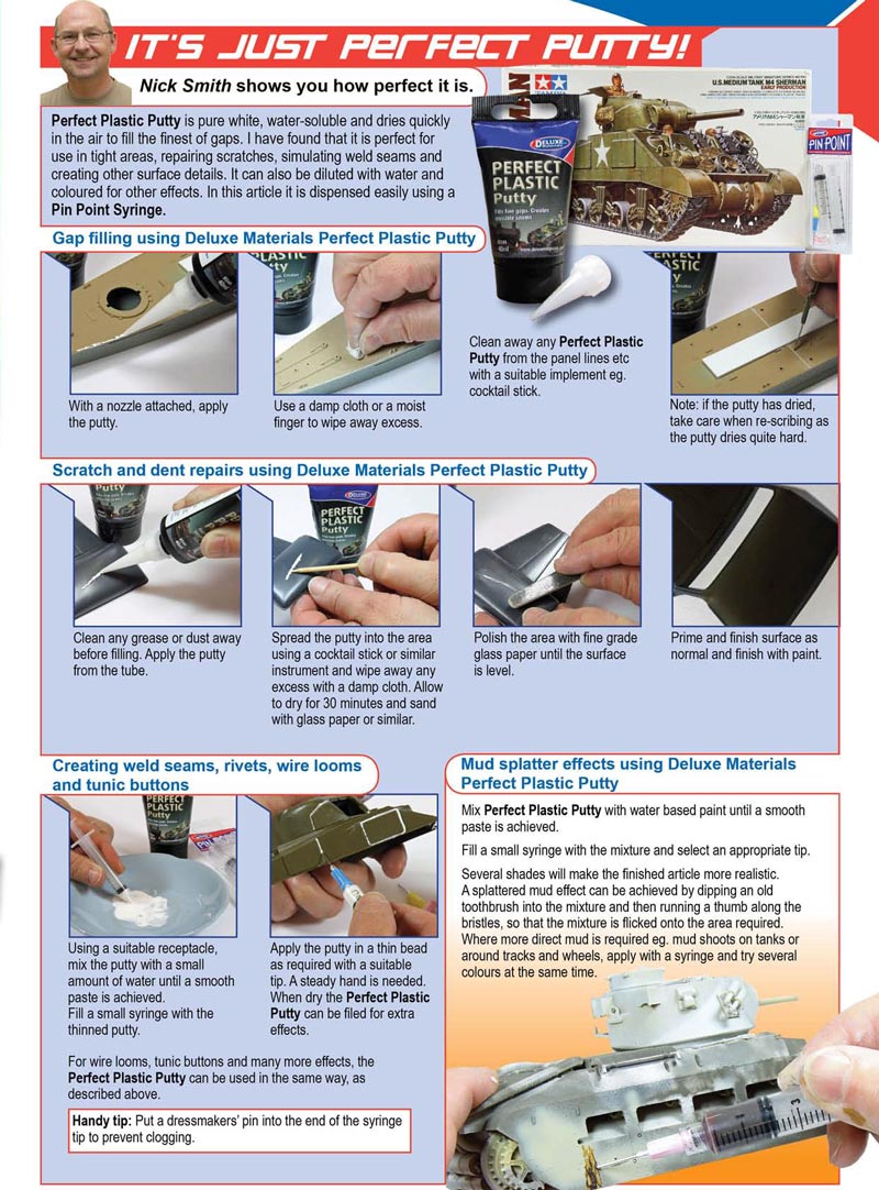 News From The Front: MichToy PRODUCT SPOTLIGHT: PERFECT PLASTIC PUTTY BY  DELUXE MATERIALS